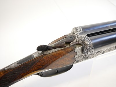 Lot 444 - Vinzenz Urbas of Fenlach 12 bore side by side LICENCE REQUIRED
