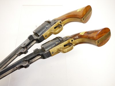 Lot 10 - Pair of Italian blank firing replica Colt Navy revolvers