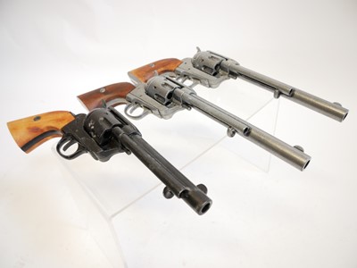 Lot 372 - Three replica revolvers.