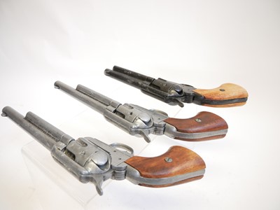 Lot 372 - Three replica revolvers.