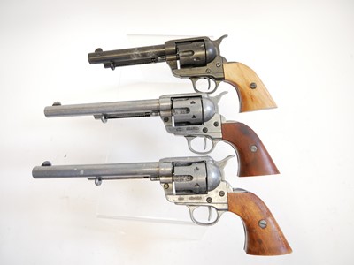 Lot 372 - Three replica revolvers.