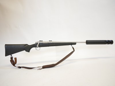 Lot 411 - Remington 700 22-250 rifle with moderator LICENCE REQUIRED