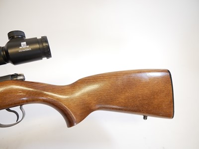 Lot 402 - CZ 452-2E .22 bolt action rifle with scope and moderator LICENCE REQUIRED