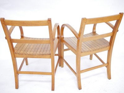 Lot 262 - Two Air Ministry stamped Dancer and Hearne Bros bent wood chairs
