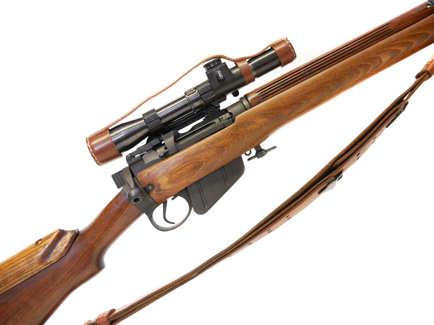 Lot 412 - Lee Enfield No.4T .303 Sniper Rifle LICENCE