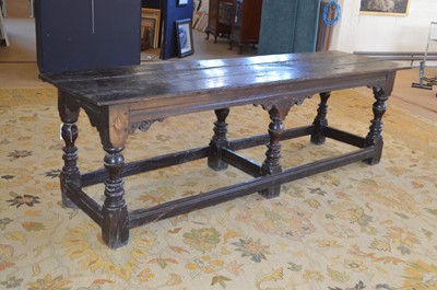 Lot 406 - Late 17th-century oak serving table