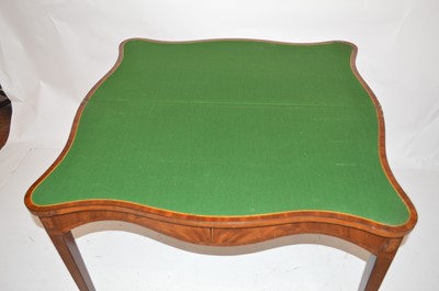 Lot 312 - Early 19th-century fold-over card table