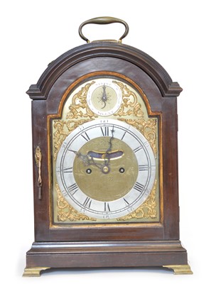 Lot 344 - George Borrett, Stow Market (Stowmarket) bracket clock