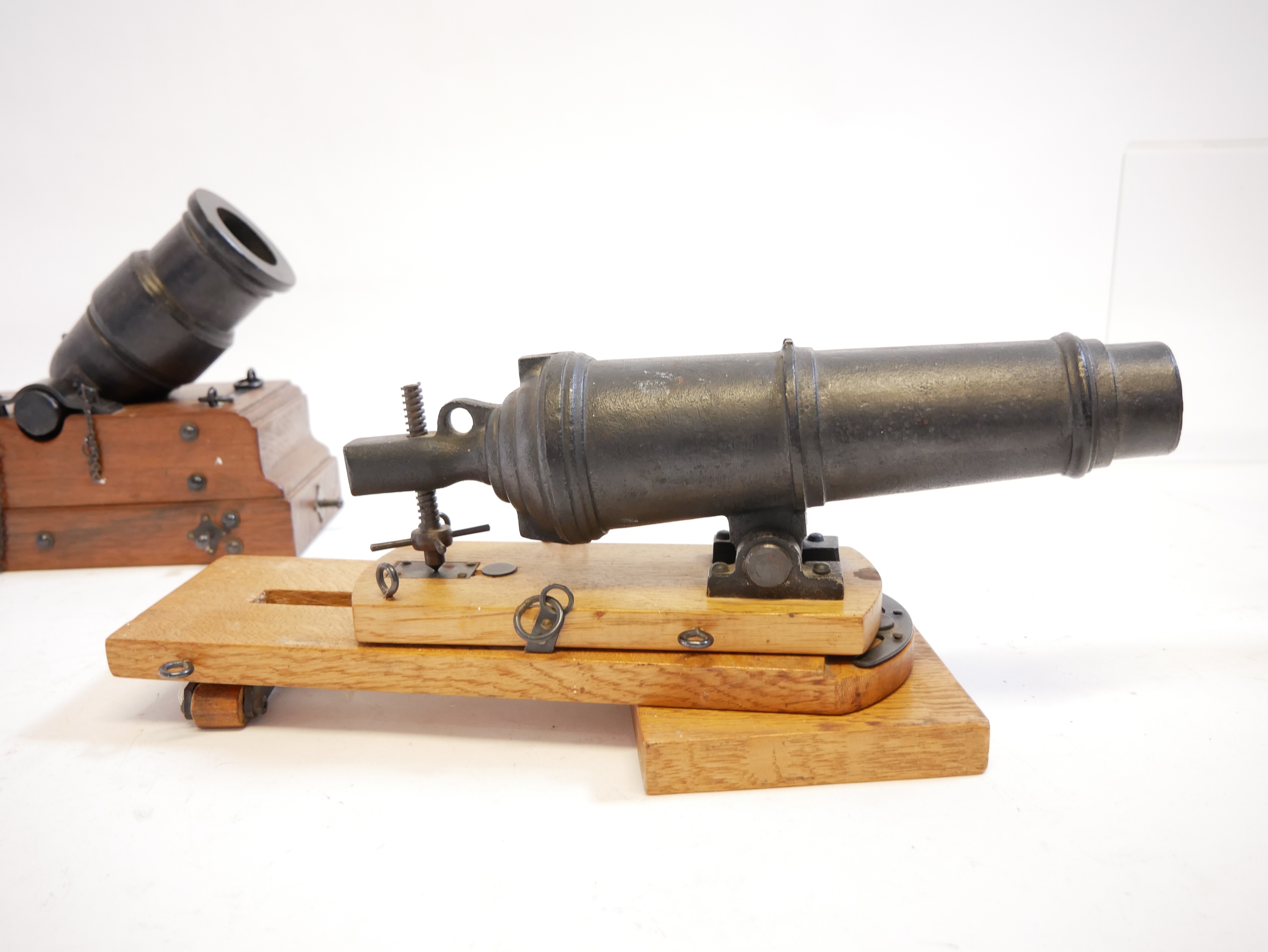 Lot 113 Two one eighth scale model cannons