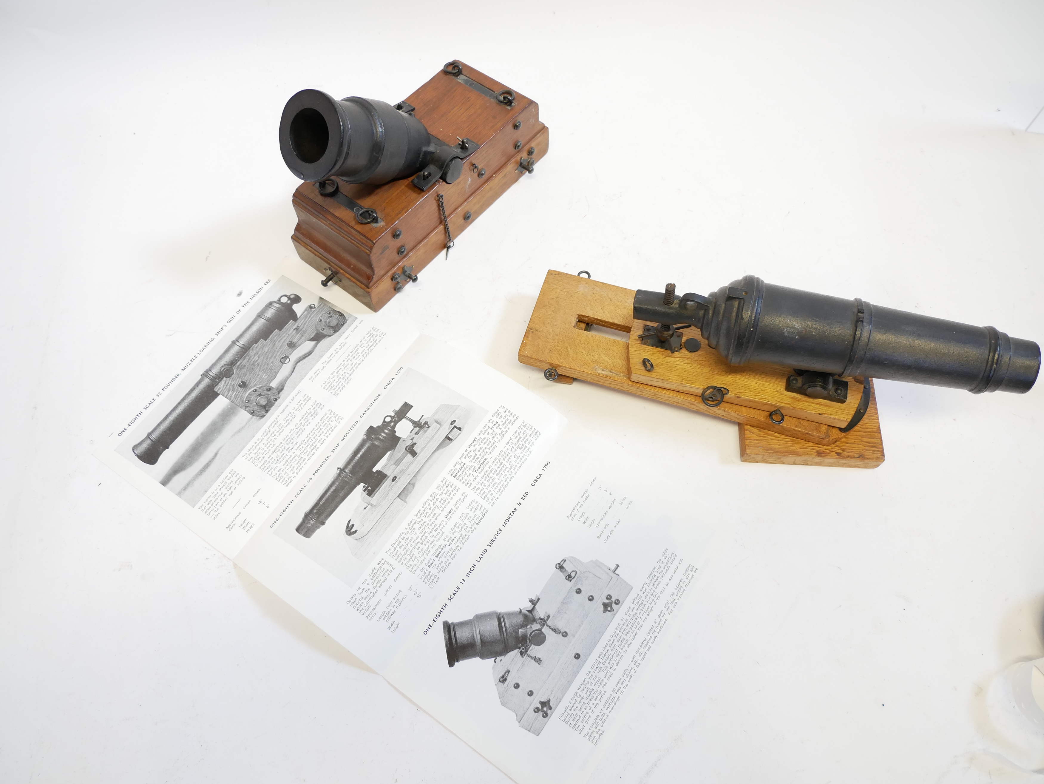 Lot 113 Two one eighth scale model cannons
