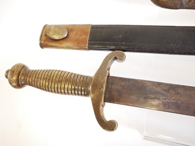 Lot 45 - German short sword and two bayonets