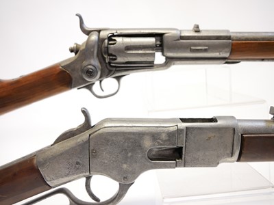 Lot 371 - Two Denix replica rifles