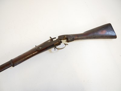 Lot 305 - Percussion two band musket for restoration