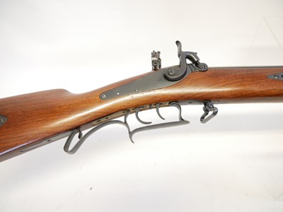 Lot 423 - Pedersoli Tron .45 percussion target rifle LICENCE REQUIRED