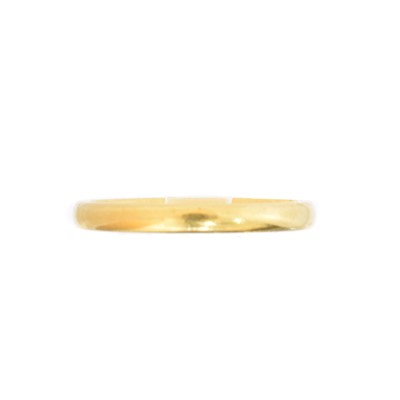 Lot 41 - A 22ct gold band ring