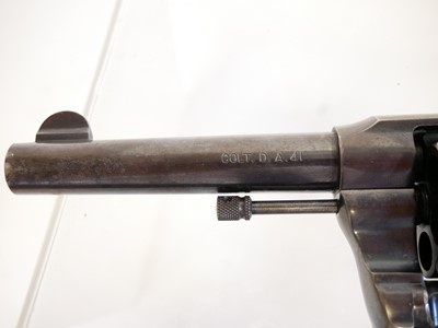 Lot 92 - Colt .41 revolver  LICENCE REQUIRED