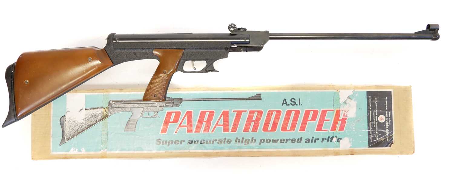 Lot 172 - ASI Paratrooper boxed air rifle