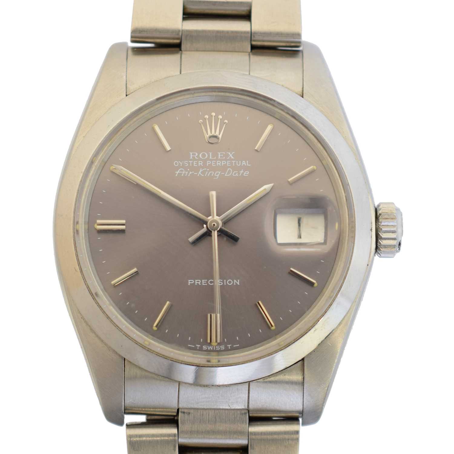 Lot 188 - A stainless steel Rolex Oyster Perpetual Airking watch