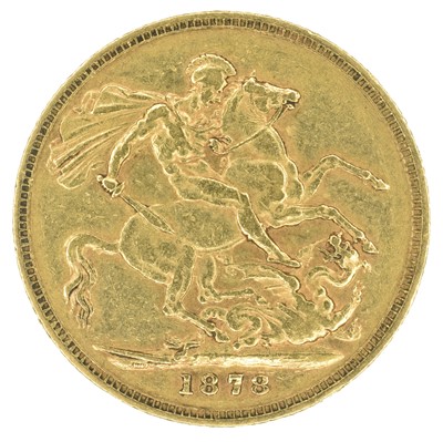 Lot 34 - Queen Victoria, Sovereign, 1878, Melbourne Mint.