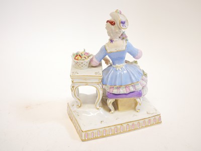 Lot 229 - A Meissen figure of smell from a set of the five senses
