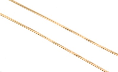 Lot 93 - A 9ct gold chain necklace