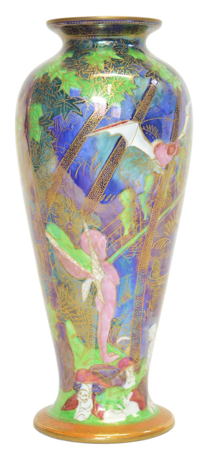 123 - Wedgwood Fairyland lustre vase