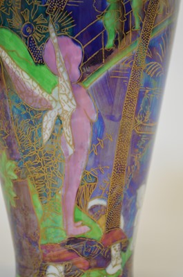 Lot 123 - Wedgwood Fairyland lustre vase