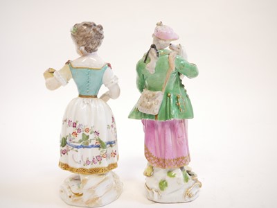 Lot 227 - Meissen figure and one other
