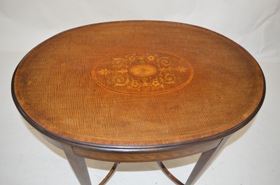 Lot 411 - Edwardian mahogany occasional table