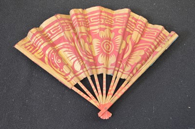 Lot 293 - Group lot of 9 hand fans