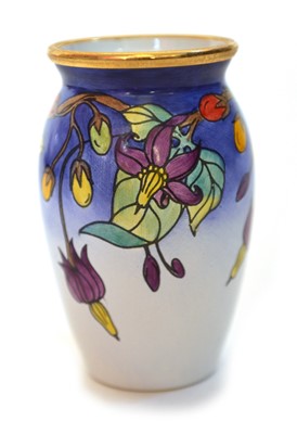 Lot 125 - Moorcroft enamels 'Bittersweet' vase