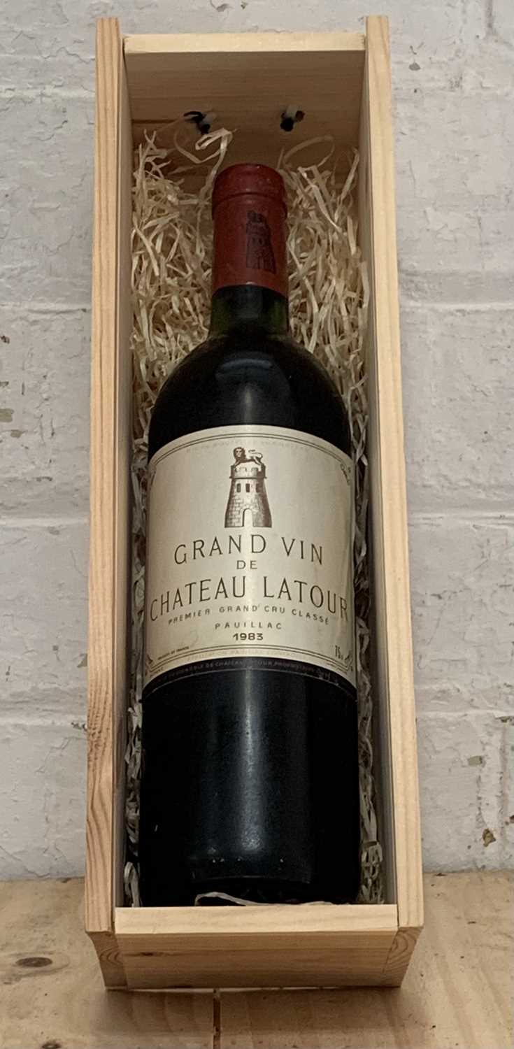 Lot 59 - 1 Bottle Chateau Latour Premier Grand Cru Classe Pauillac 1983 (b/n)