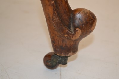 Lot 344 - Victorian walnut footstool