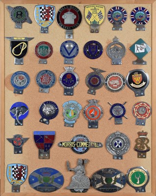 Lot 169 - Collection of 34 car badges