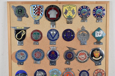Lot 169 - Collection of 34 car badges