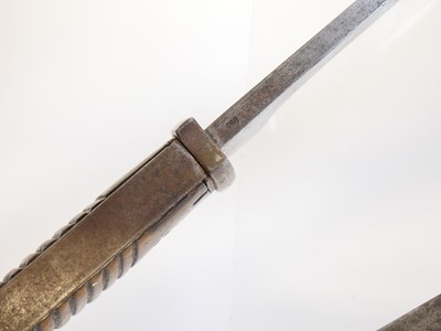 Lot 258 - German Mauser S.98/05 butcher bayonet and scabbard