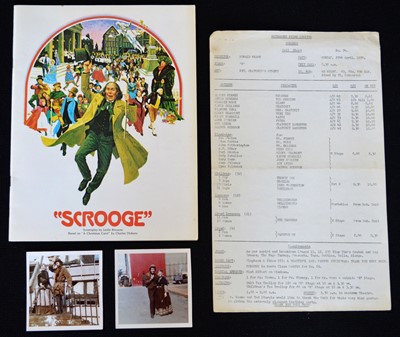 Lot 71 - 'Scrooge' 1970 Film memorabilia