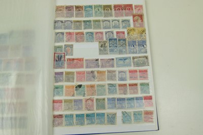 Lot 276 - Stamp collection in 7 stockbooks