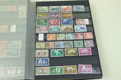 Lot 269 - Spain and Switzerland stamp collection in 3 stockbooks