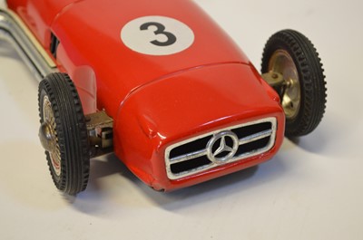 Lot 194 - JNF Tinplate Mercedes Type 196 Formula 1 racing car