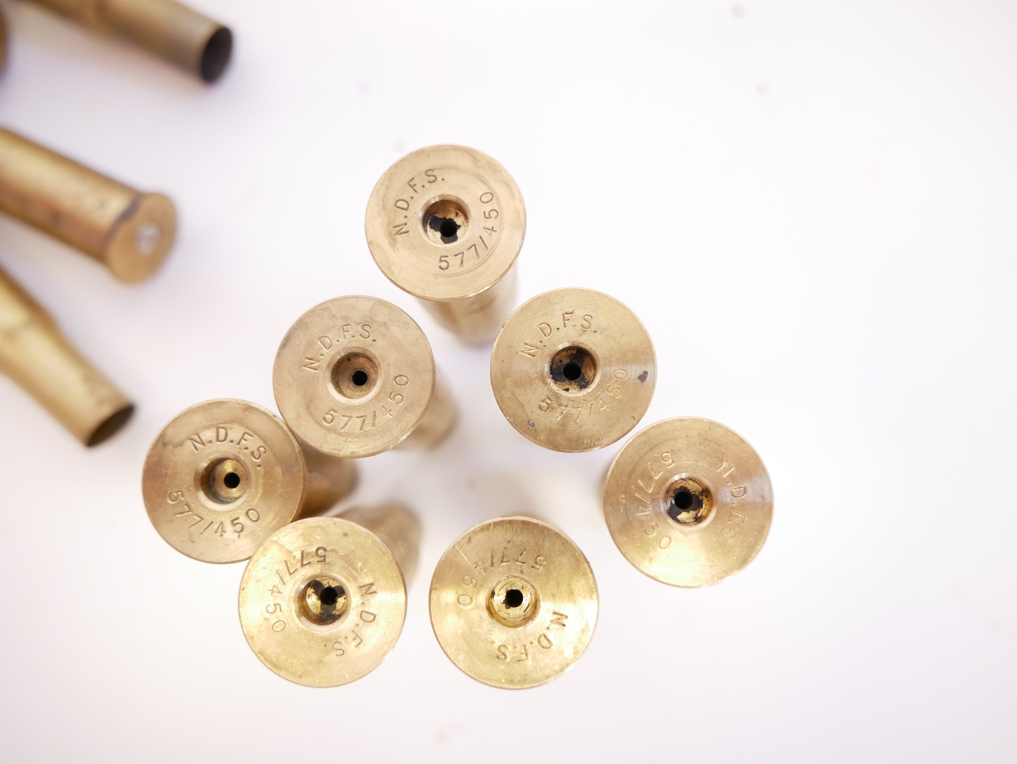 Lot 216 Collection of Martini Henry brass