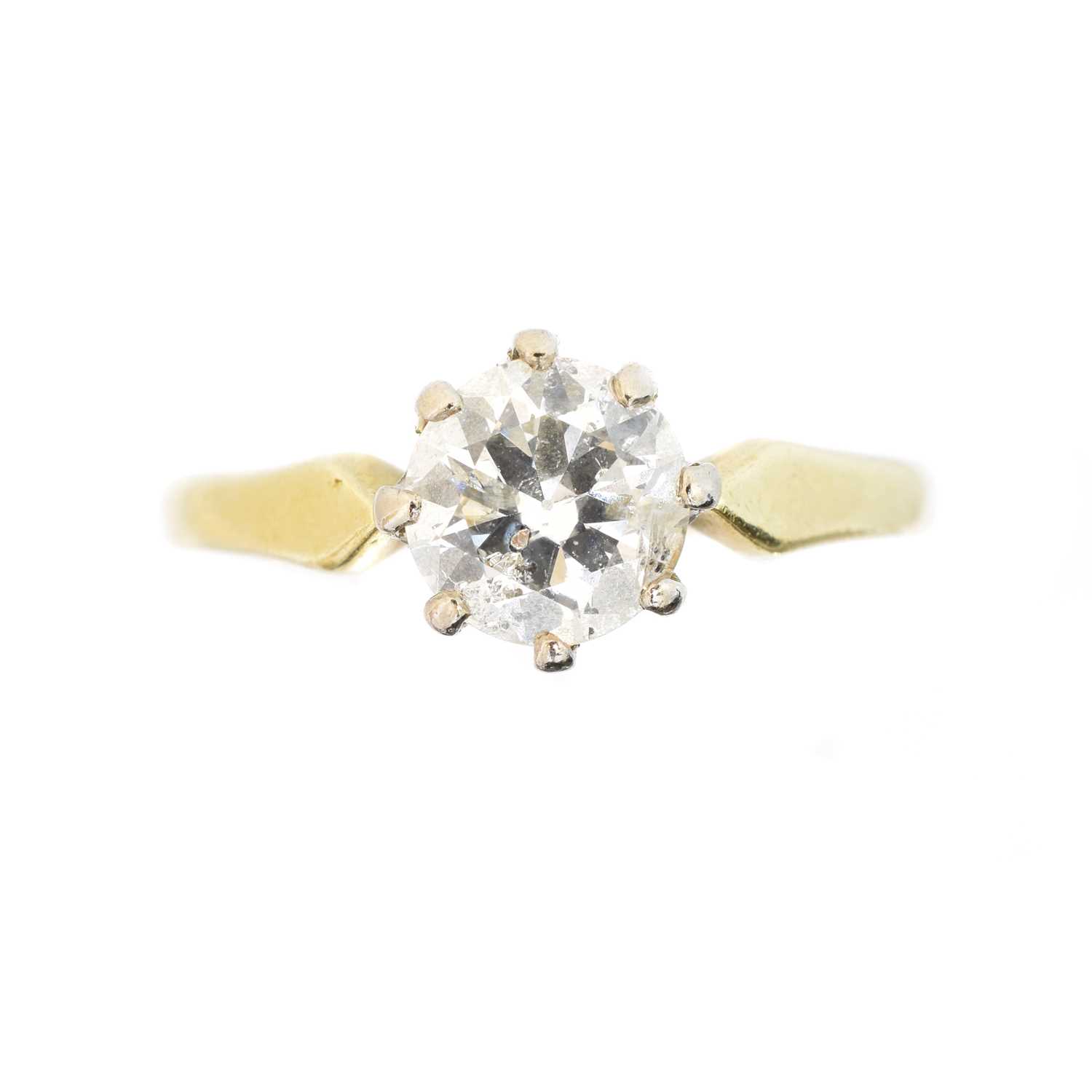 Lot 40 - A diamond single stone ring
