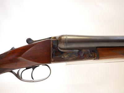 Lot 159 - Larouna 12 bore side by side shotgun LICENCE REQUIRED