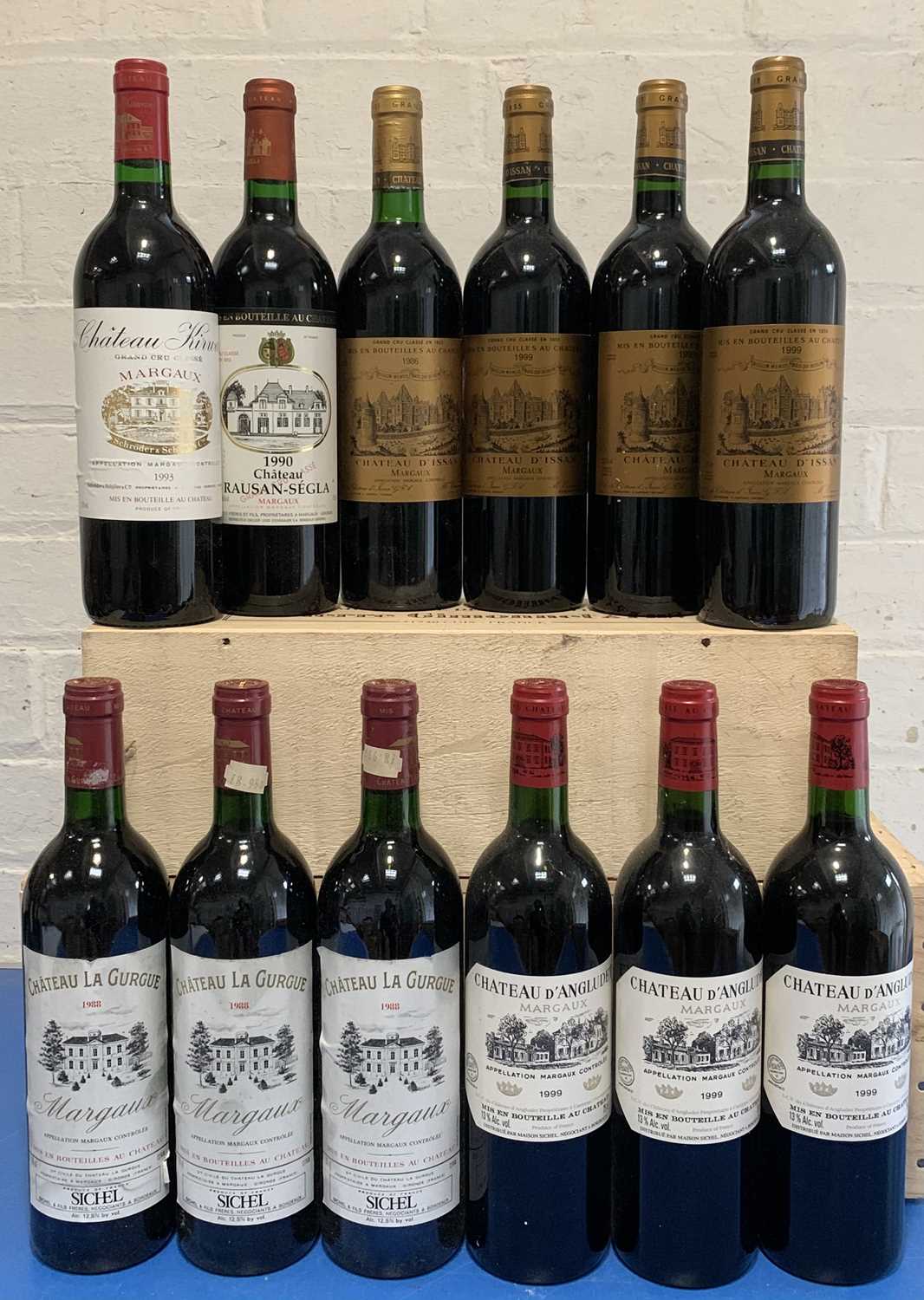 Lot 16 - 12 Bottles Mature Cru Bourgeois and Classified Growth Margaux