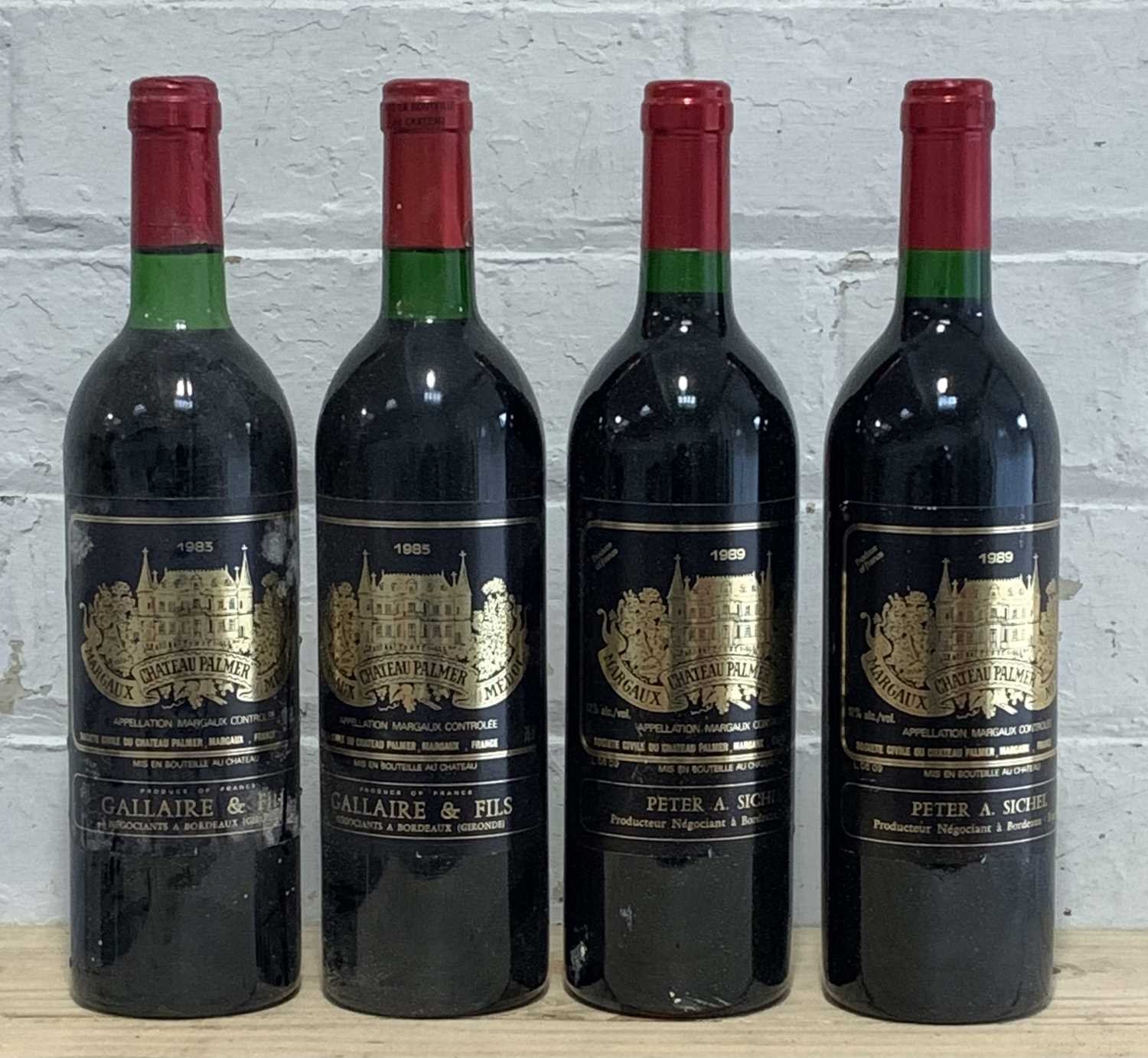 Lot 50 - 4 Bottles Mixed Vintages Lot from Chateau Palmer Margaux