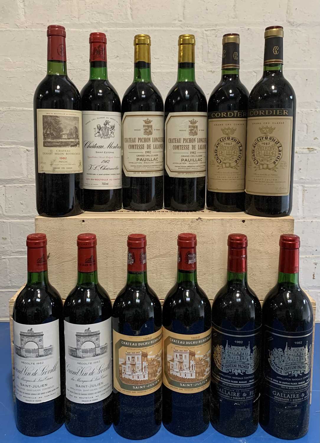 Lot 52 - 12 Bottles Mixed Parcel of some of the finest 1982 Classified Growth Clarets