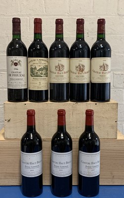 Lot 53 - 8 Bottles Mixed Parcel of fine Classified Growth Graves and Pessac-Leognan Clarets