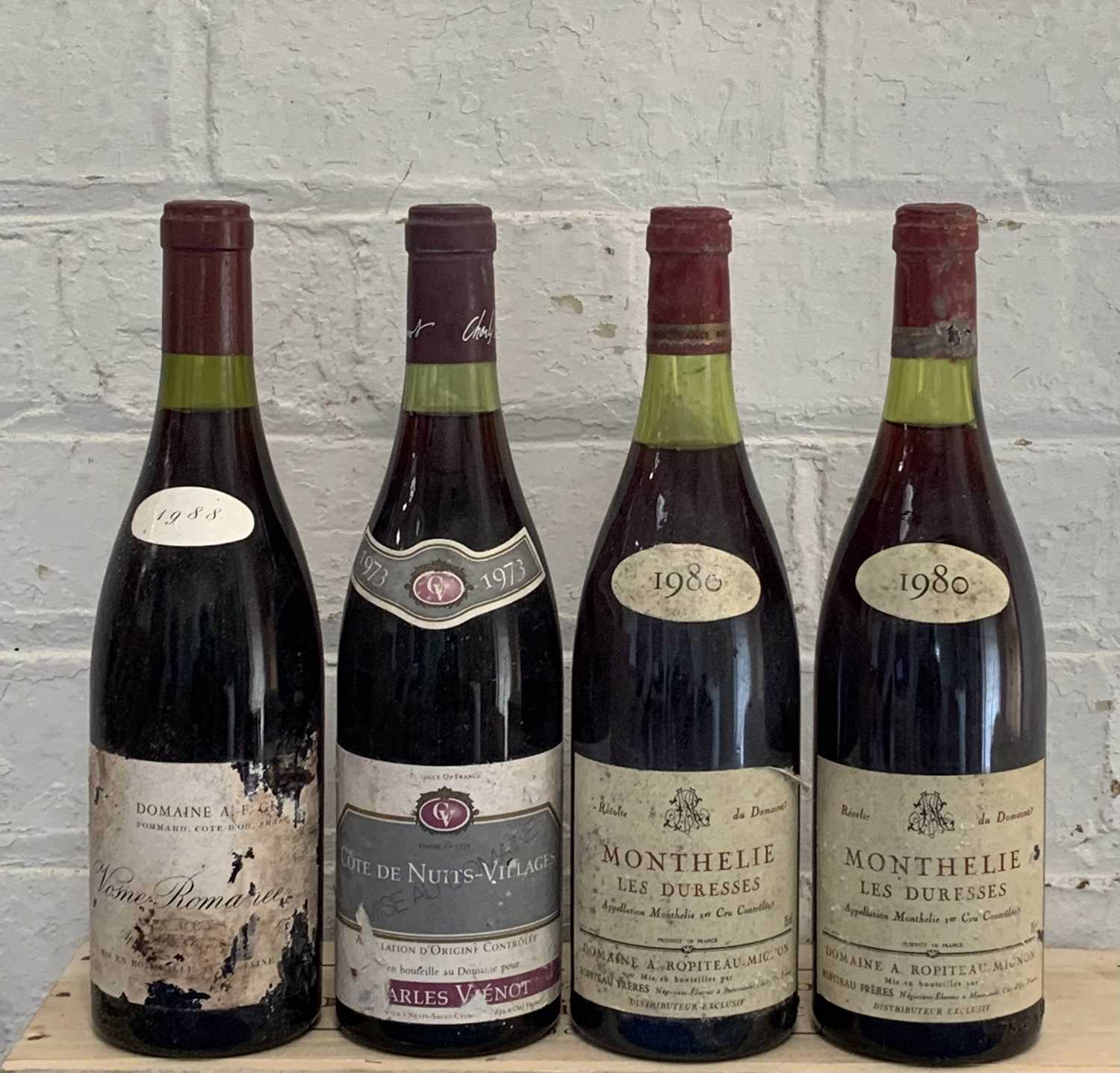 Lot 70 - 4 Bottles Mixed Lot Fine Domaine Red Burgundy