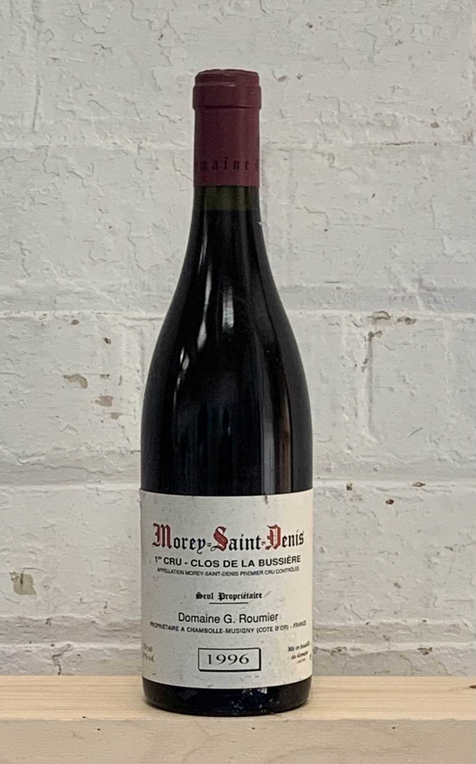 Lot 83 - 1 Bottle Morey St Denis 1er Cru ‘Clos de la Bussiere’ Domaine G Roumier 1996