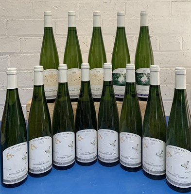 Lot 116 - 13 Bottles Excellent Alsace Grand Cru Kastelberg Riesling and Moenchberg Pinot Gris